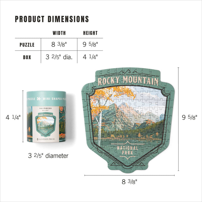 Protect Our National Parks - Mini Puzzle, Rocky Mountain