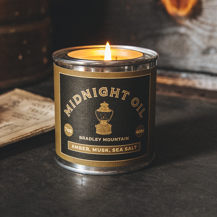 Bradley Mountain - Midnight Oil Travel Candle