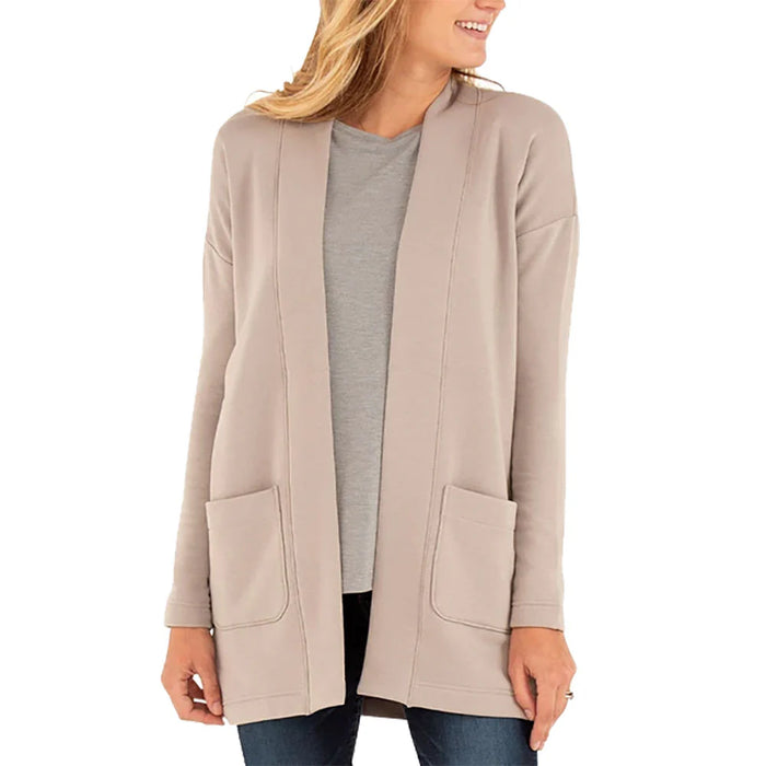 Free Fly - Women's Bamboo Thermal Fleece Cardigan