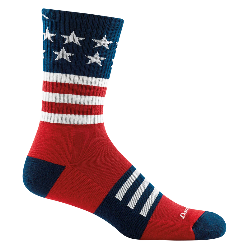 Darn Tough - 1976-Men's Captain Stripe Micro Crew Lightweight Hiking Sock