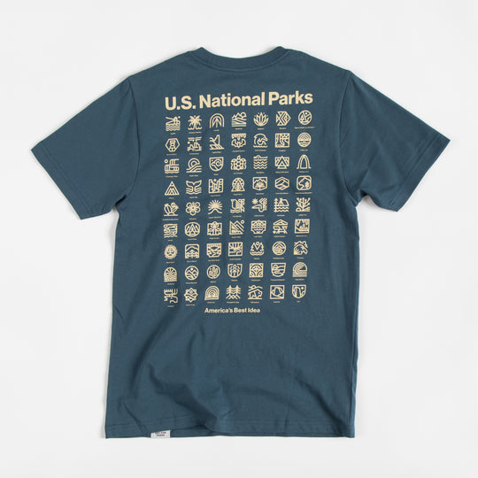 The Landmark Project - U.S. National Parks Pocket Tee