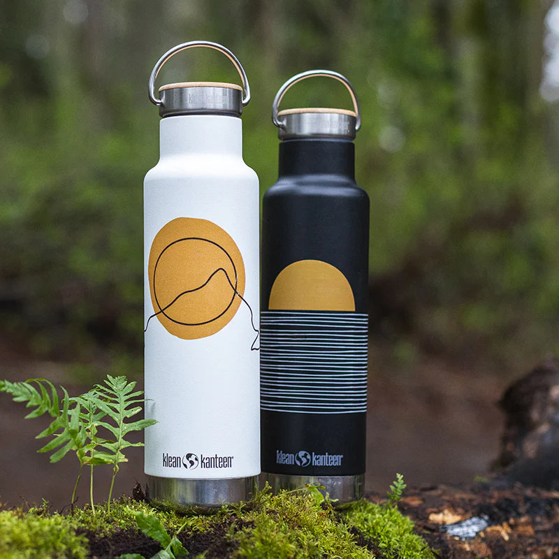 Klean Kanteen - Limited Edition 20 oz Classic Insulated Water Bottle with Bamboo Cap