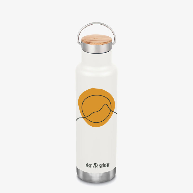 Klean Kanteen - Limited Edition 20 oz Classic Insulated Water Bottle with Bamboo Cap