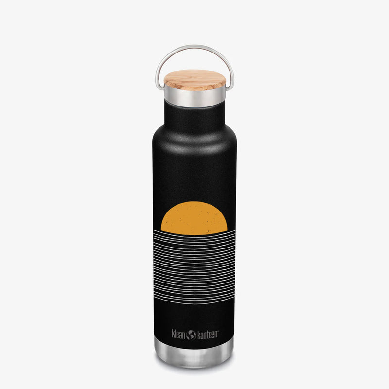 Klean Kanteen - Limited Edition 20 oz Classic Insulated Water Bottle with Bamboo Cap