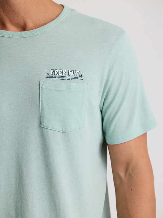 Free Fly - Lazy Tides Pocket Tee