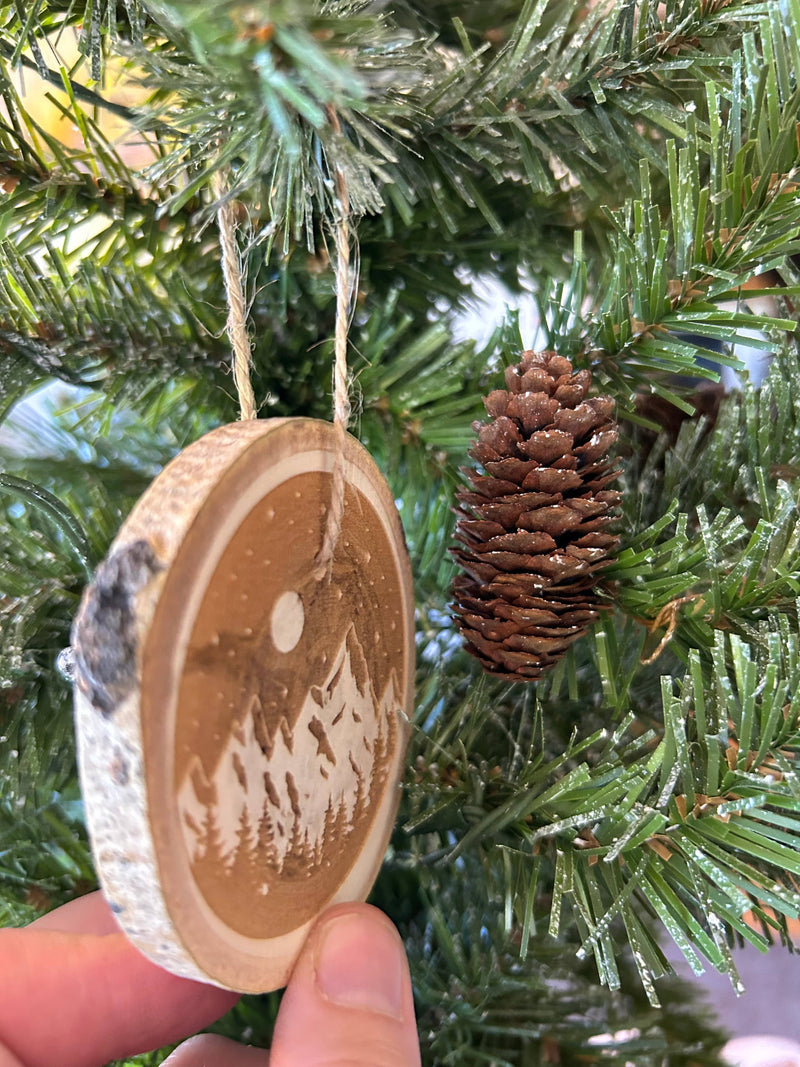 Dark Starry Night Ornament