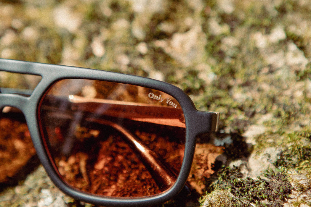 Smokey Bear x CAMP Glacier Sunglasses - Matte Black