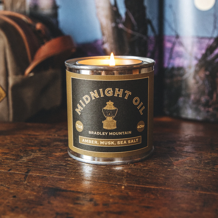 Bradley Mountain - Midnight Oil Travel Candle