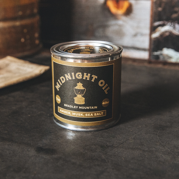 Bradley Mountain - Midnight Oil Travel Candle