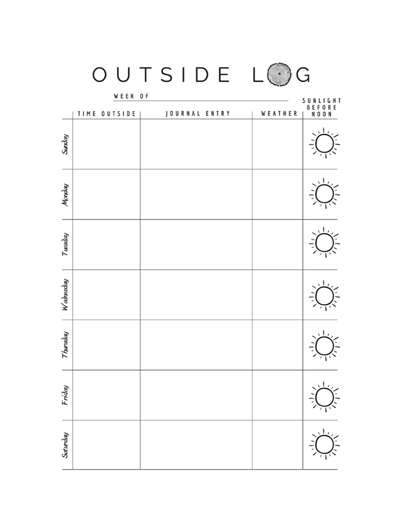 1000 Hours Outside Journey - A Companion Journal
