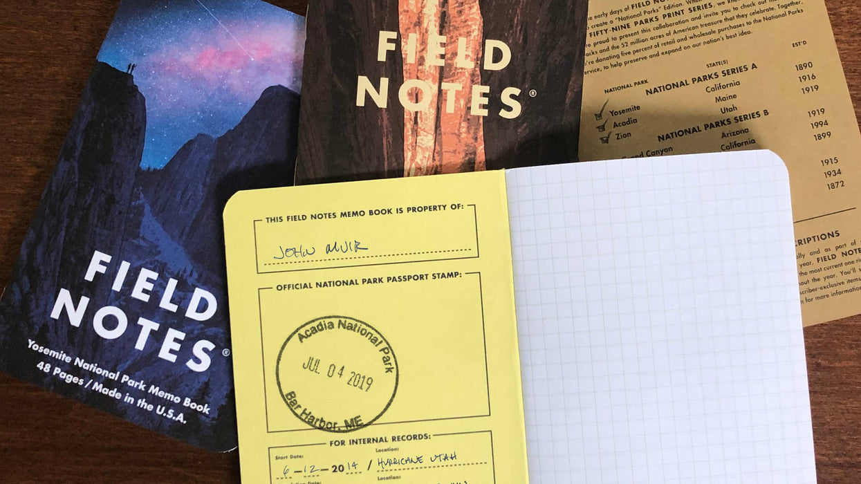 Field Notes - National Parks - Series F