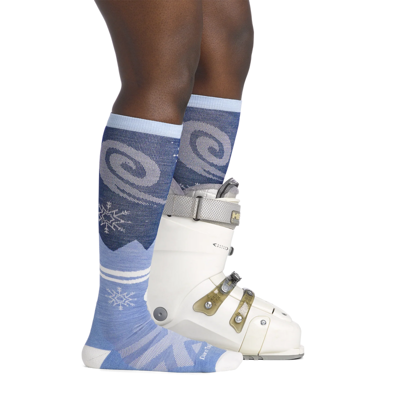 Darn Tough - Women's Swirlwind Over-the-Calf Lightweight Ski & Snowboard Socks