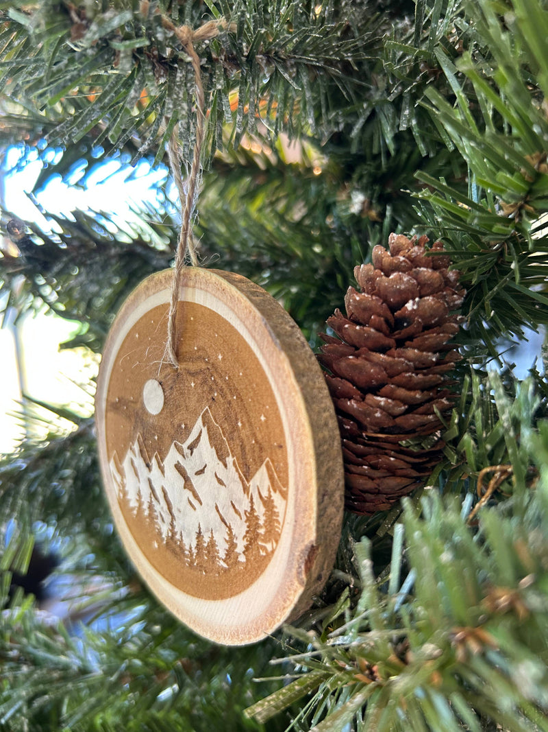 Dark Starry Night Ornament