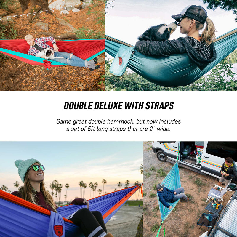 Grand Trunk- Double Deluxe Hammock w/Straps