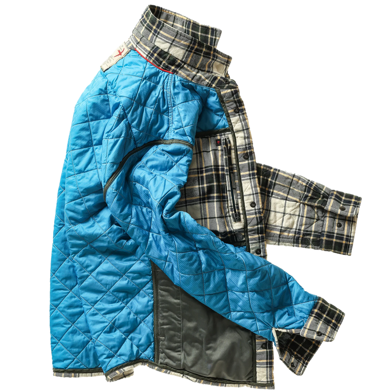 Relwen - Quilted Flannel Shirtjacket