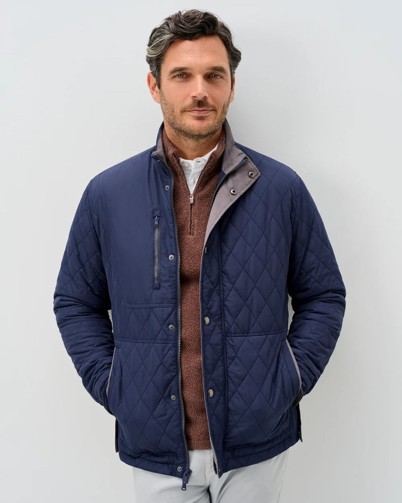 Johnnie-O - Juno Quilted Snap Jacket