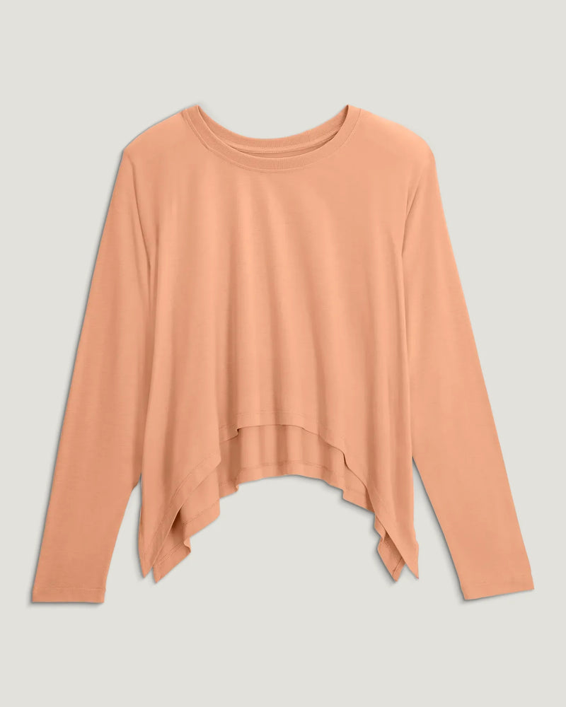 Free Fly - Bamboo Lightweight Cropped Long Sleeve