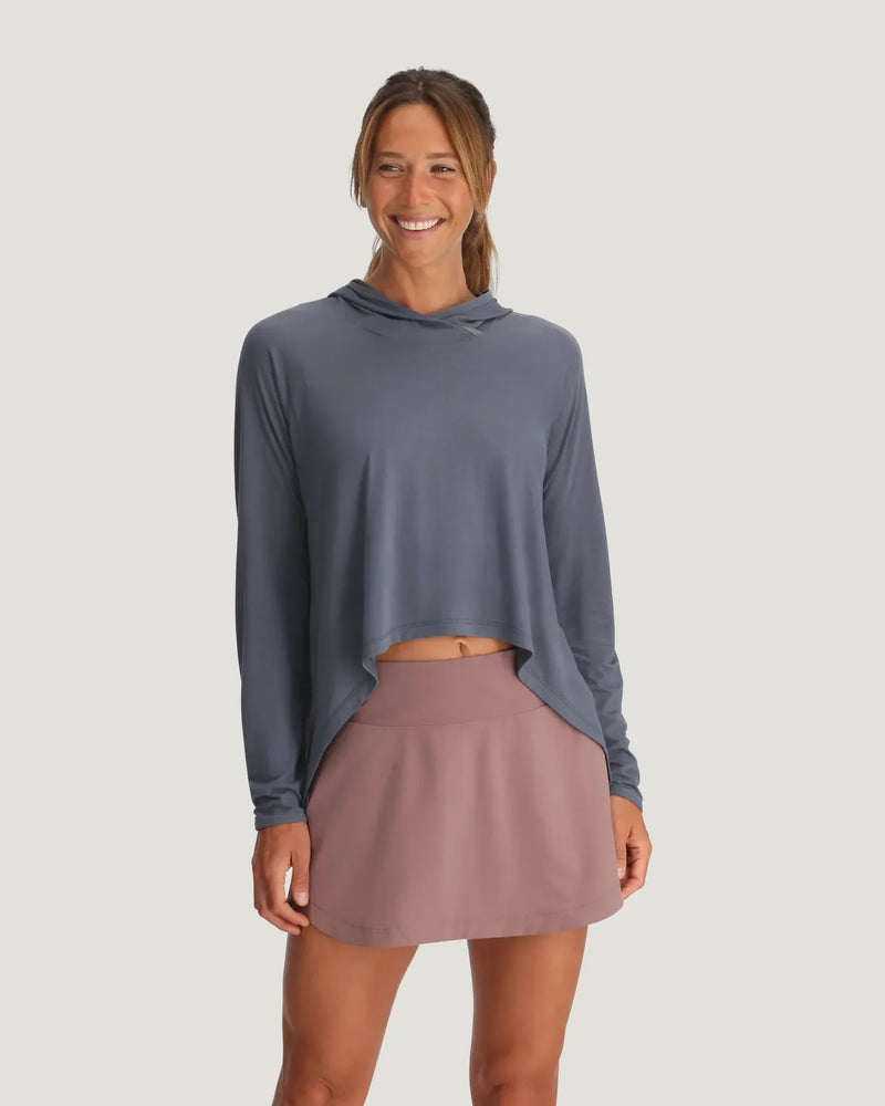 Free Fly - Bamboo Lightweight Cropped Hoodie
