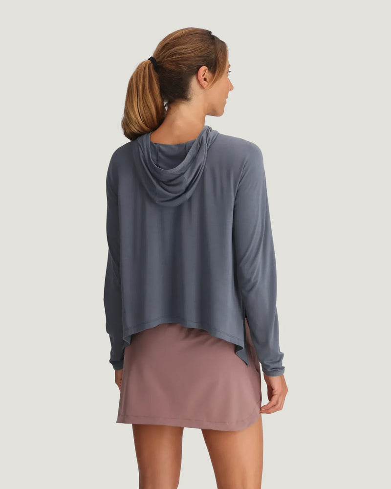 Free Fly - Bamboo Lightweight Cropped Hoodie