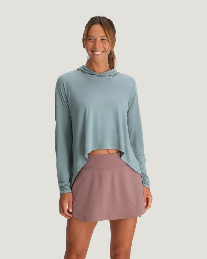 Free Fly - Bamboo Lightweight Cropped Hoodie