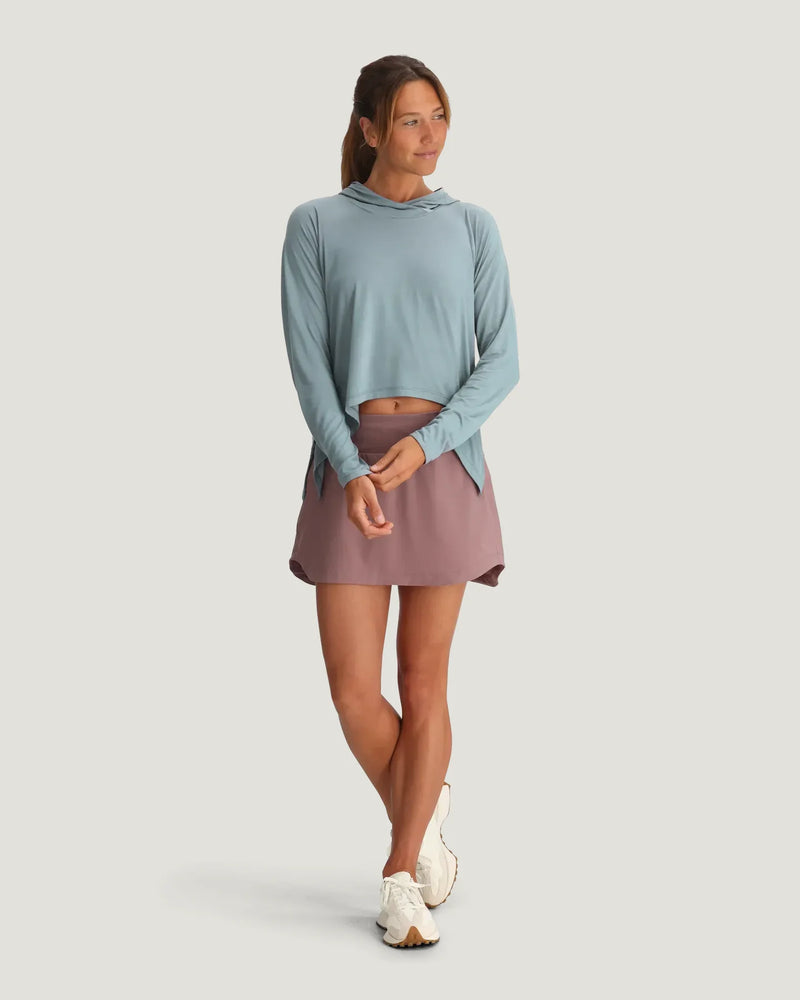 Free Fly - Bamboo Lightweight Cropped Hoodie