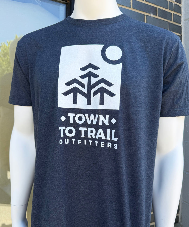Town To Trail Outfitters T-Shirt - Vertical logo