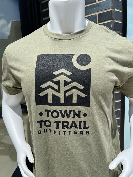 Town To Trail Outfitters T-Shirt - Vertical logo