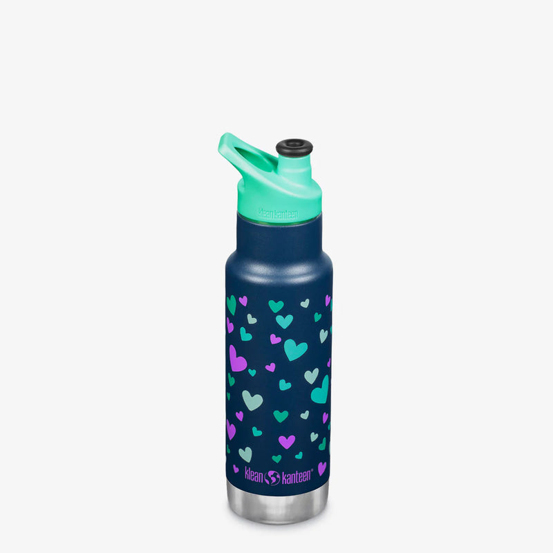 Klean Kanteen - 12oz Classic Kid's Insulated Water Bottle with Sport Cap