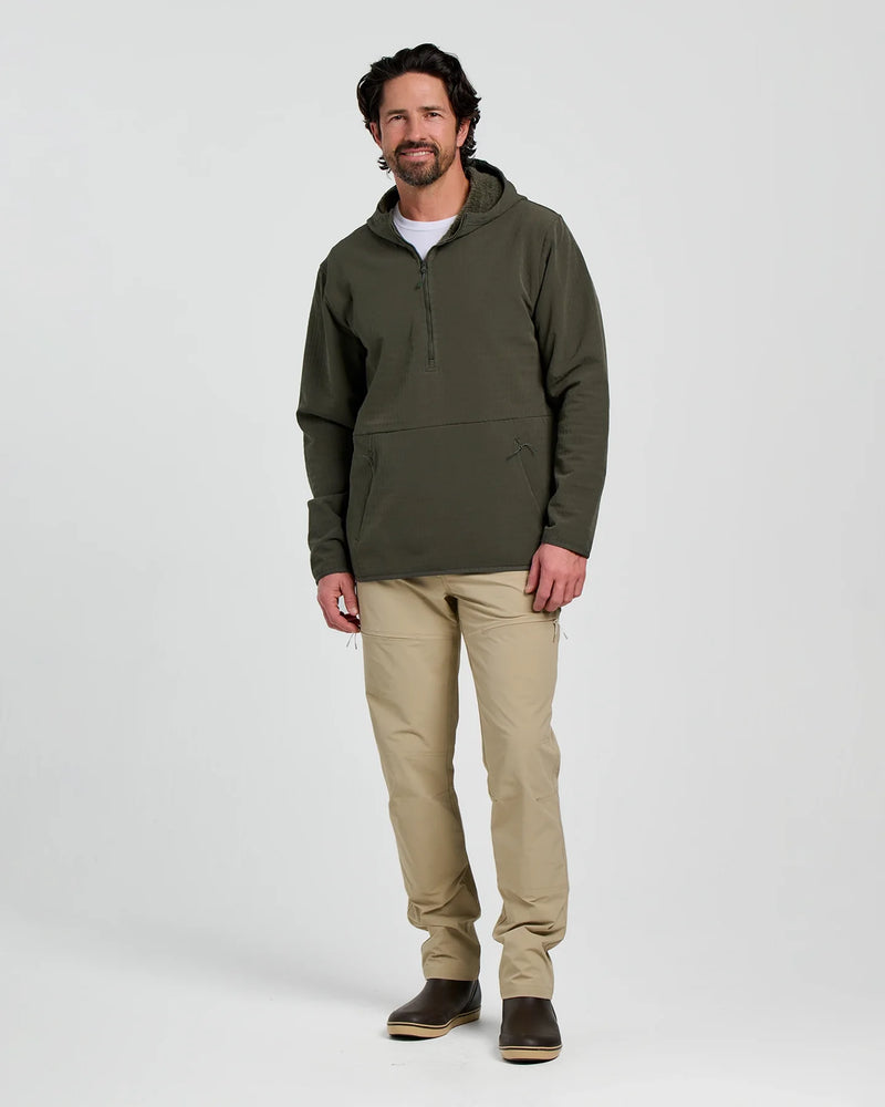 Free Fly - Gridback Fleece Anorak Hoodie