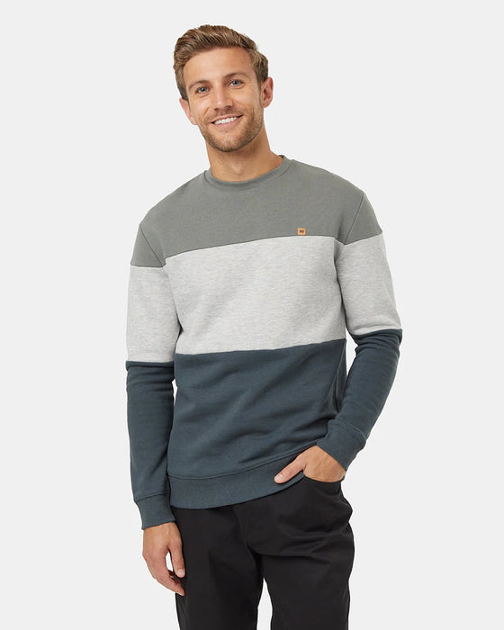 tentree - TreeFleece Blocked Classic Crew