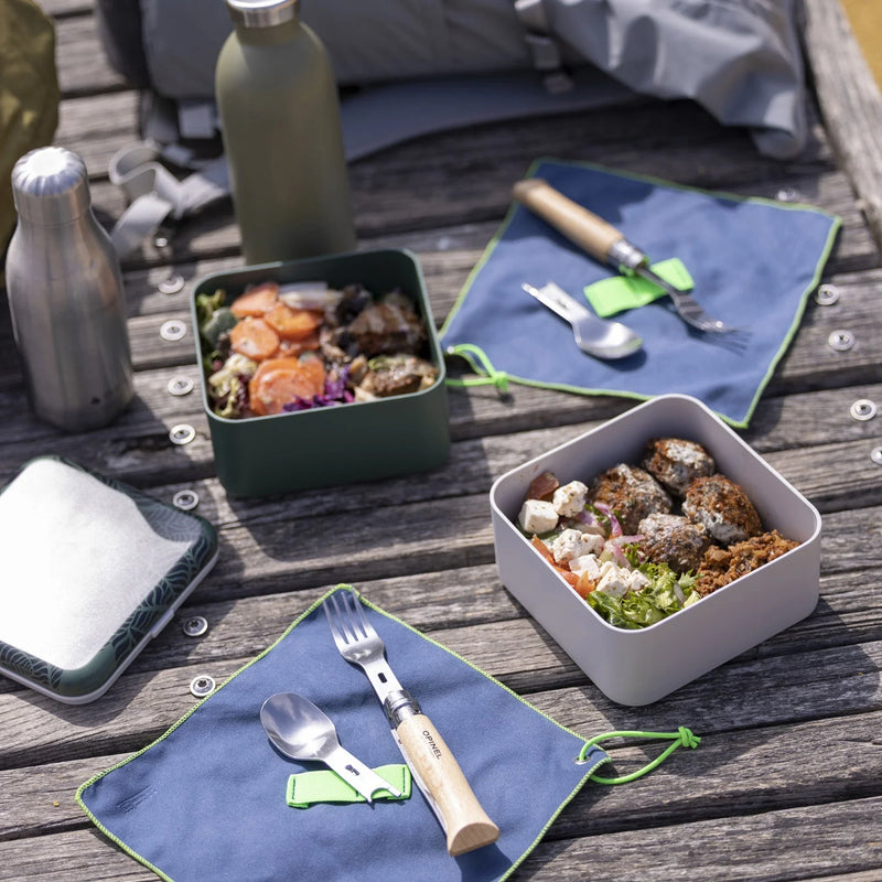 Opinel - Picnic+Cutlery Set w No.08 Folding Knife