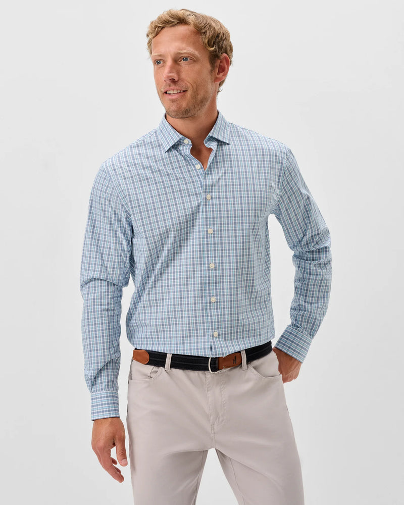 Johnnie-O - Morse Plaid Everyday Performance Button Down