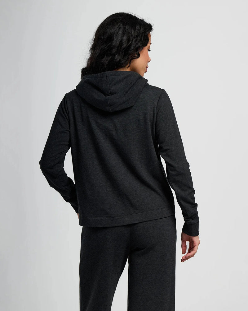 Free Fly - Bamboo Lightweight Fleece Cropped Hoodie