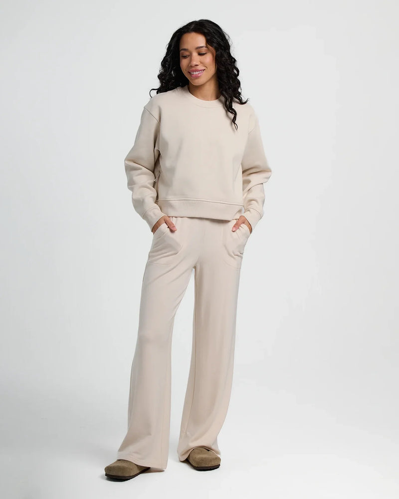 Free Fly - W Bamboo Lightweight Fleece Wide Leg Pant