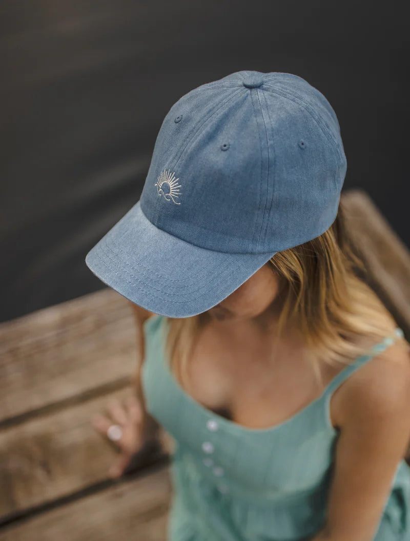 tentree - Embroidered Denim Peak Hat