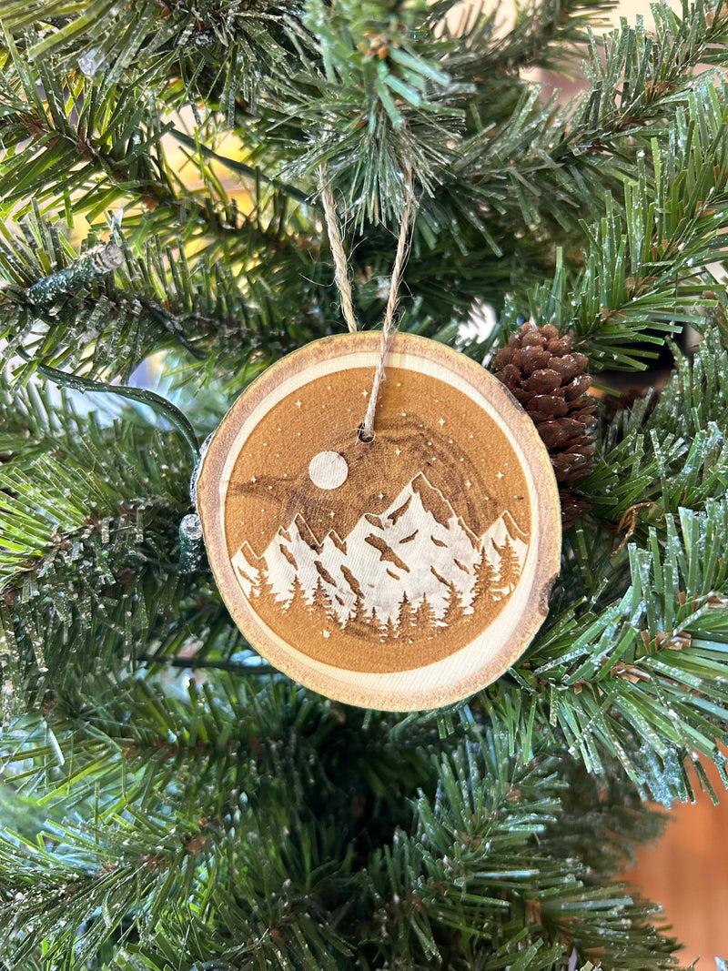 Dark Starry Night Ornament