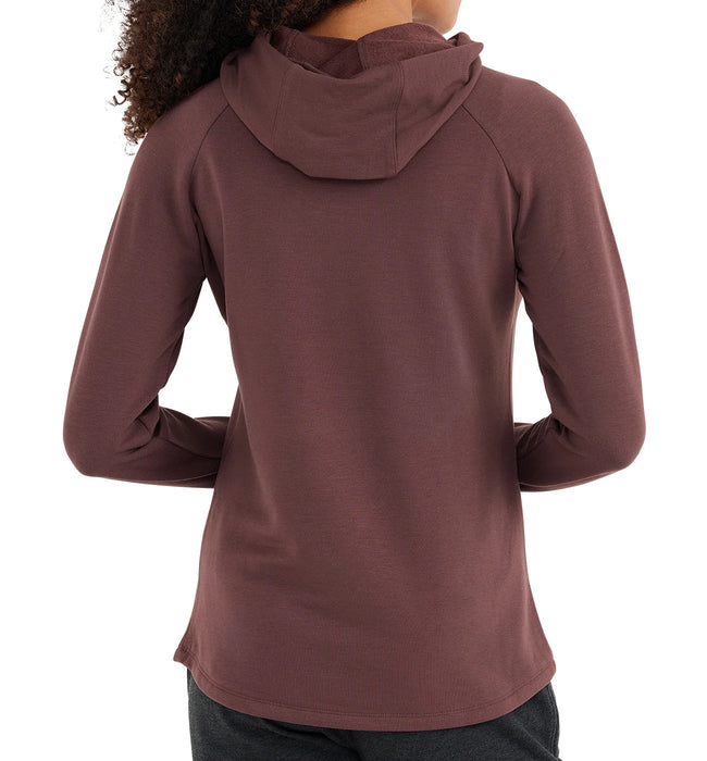 Free Fly - Women's Bamboo Lightweight Fleece Pullover Hoodie