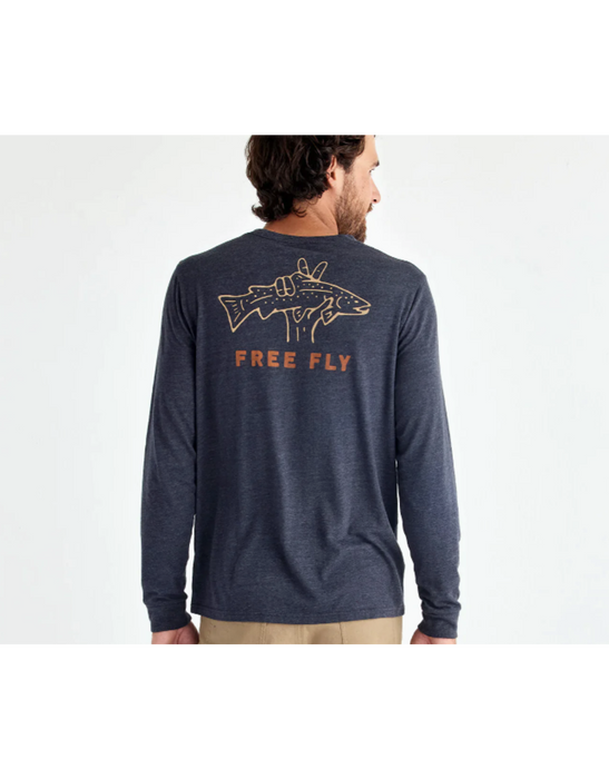 Free Fly - Peace Trout Long Sleeve