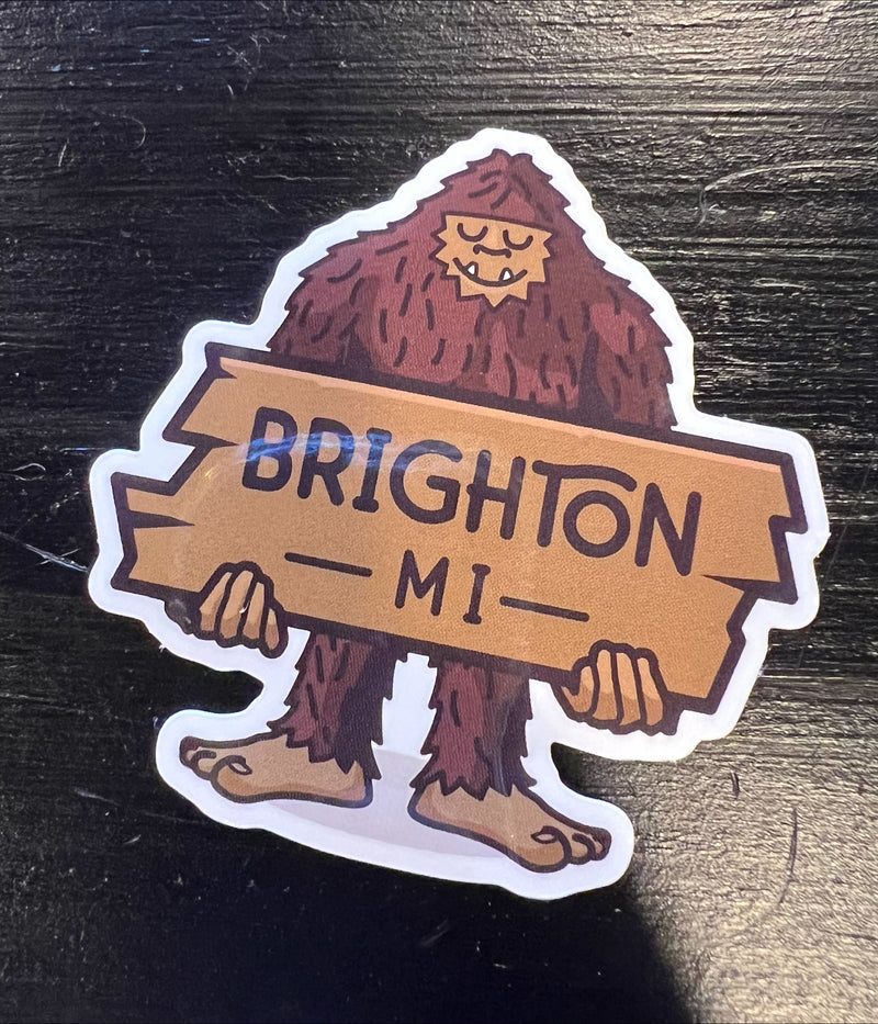 Brighton, MI - Bigfoot Park Sticker